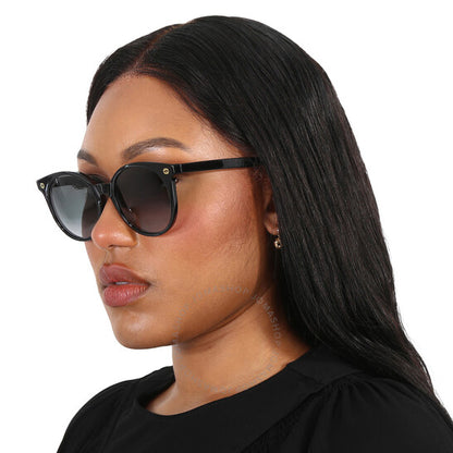 Gucci, Grey Gradient Round Ladies Sunglasses