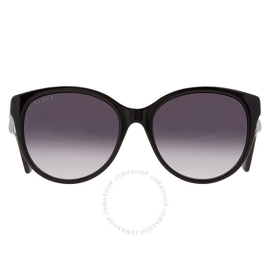 نظارات شمسية نسائية دائرية من جوتشي، رمادية متدرجة اللون