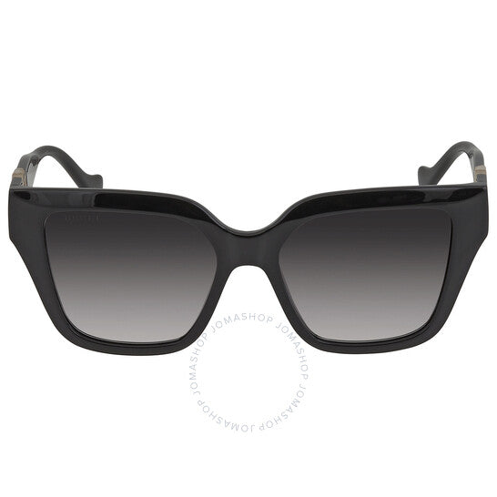 Gucci, Grey Gradient Square Ladies Sunglasses
