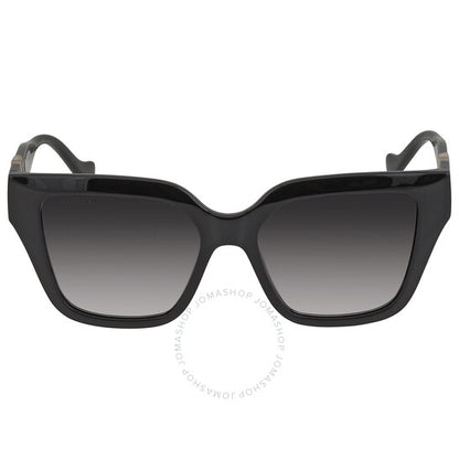 Gucci, Grey Gradient Square Ladies Sunglasses