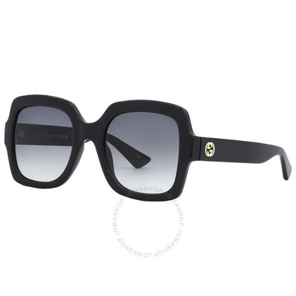 Gucci, Grey Gradient Square Ladies Sunglasses