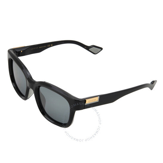 نظارة شمسية مربعة رمادية عاكسة للرجال من جوتشي