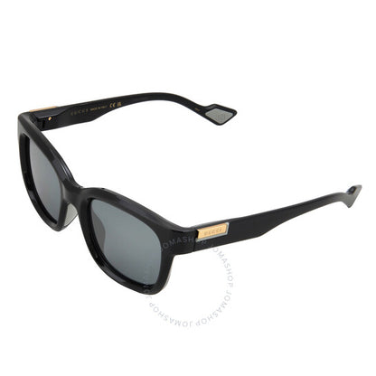 نظارة شمسية مربعة رمادية عاكسة للرجال من جوتشي