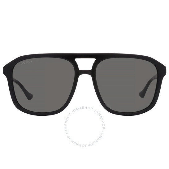 نظارات شمسية غوتشي نافيجيتور رمادية للرجال