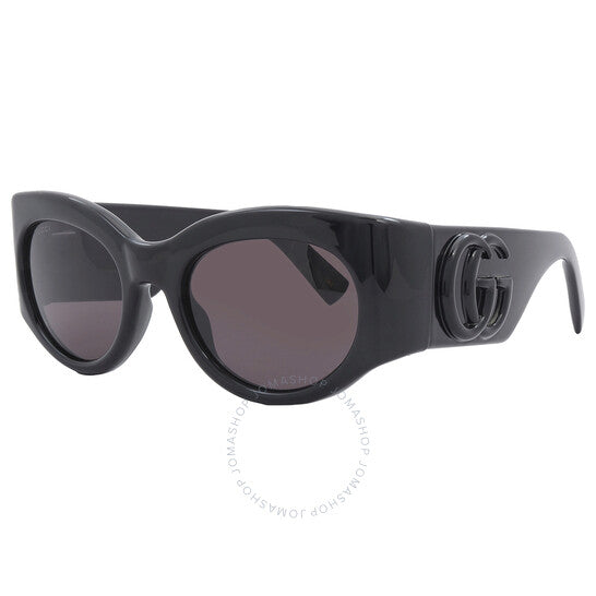 Gucci, Grey Oval Ladies Sunglasses