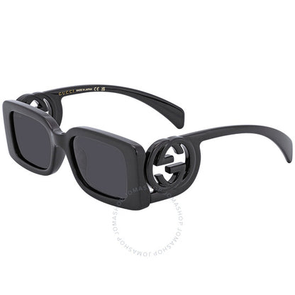 Gucci, Grey Rectangular Ladies Sunglasses