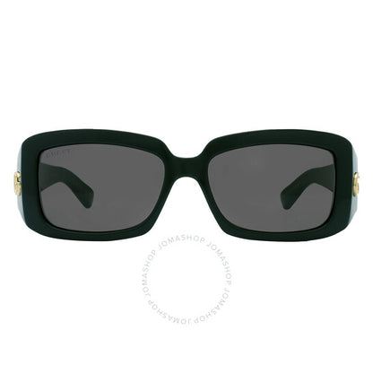 Gucci, Grey Rectangular Ladies Sunglasses