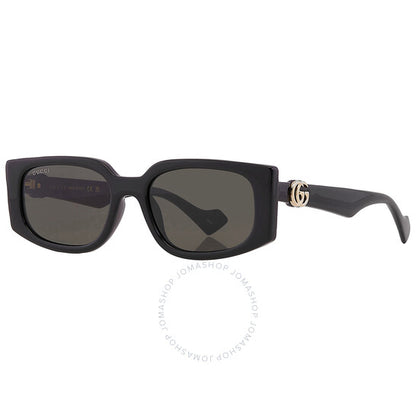 Gucci, Grey Rectangular Ladies Sunglasses