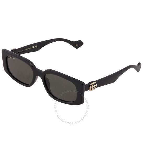 Gucci, Grey Rectangular Ladies Sunglasses
