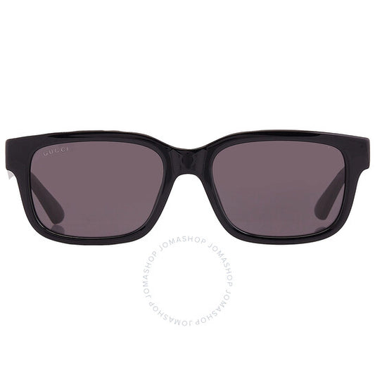 نظارة شمسية رجالية مستطيلة رمادية من جوتشي