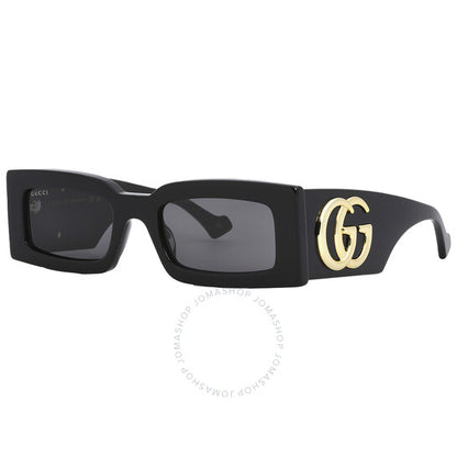 Gucci, Grey Rectangular Sunglasses