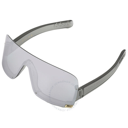 نظارات شمسية نسائية من غوتشي، درع رمادي