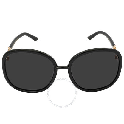 نظارات شمسية مربعة رمادية للنساء من غوتشي