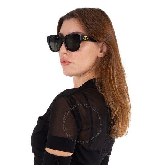 Gucci, Grey Square Ladies Sunglasses