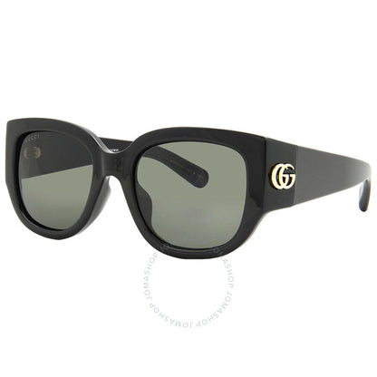 Gucci, Grey Square Ladies Sunglasses