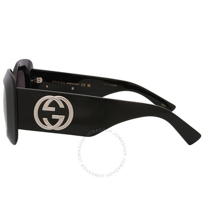 Gucci, Grey Square Ladies Sunglasses