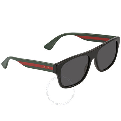 نظارات شمسية رجالية مربعة رمادية من جوتشي