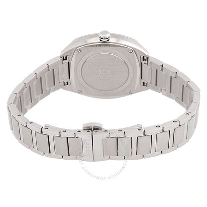 ساعة غوتشي النسائية، كوارتز متشابك G، مينا وردية