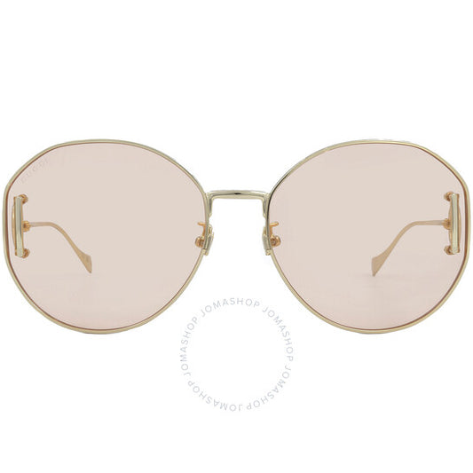 Gucci, Pink Round Ladies Sunglasses