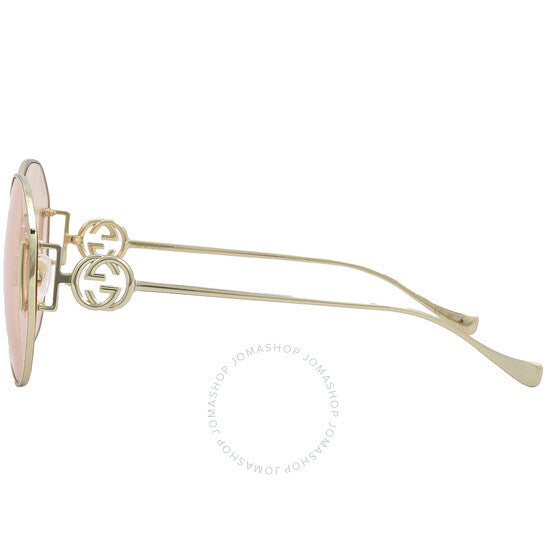 Gucci, Pink Round Ladies Sunglasses