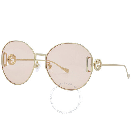 Gucci, Pink Round Ladies Sunglasses