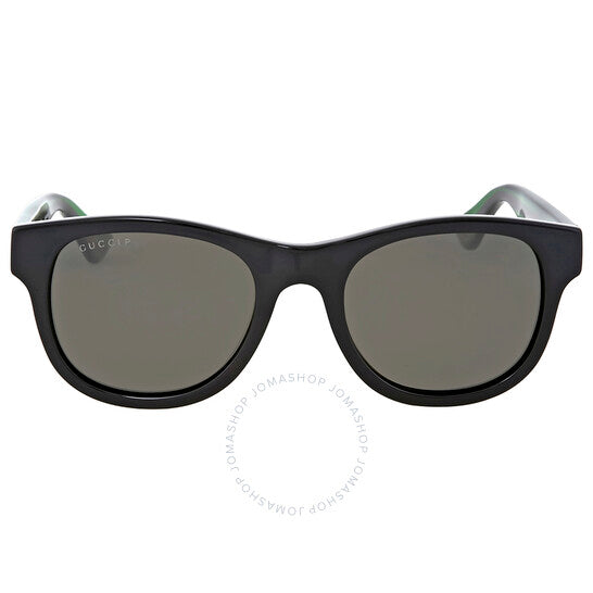 Gucci, Polarized Grey Square Men's Sunglasses GG0003S 006 52
