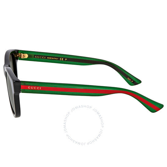 Gucci, Polarized Grey Square Men's Sunglasses GG0003S 006 52