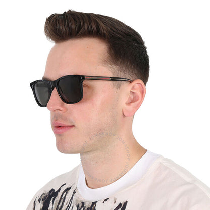 نظارات شمسية مربعة رمادية مستقطبة للرجال من جوتشي