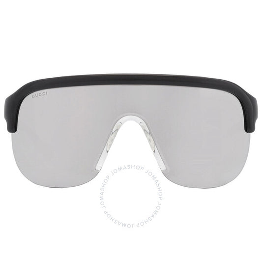 نظارات شمسية رجالية من غوتشي، درع فضي