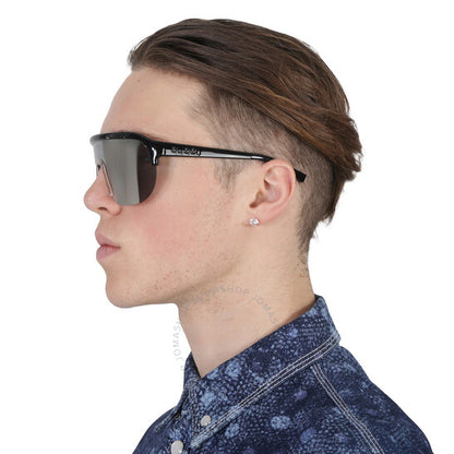 نظارات شمسية رجالية من غوتشي، درع فضي