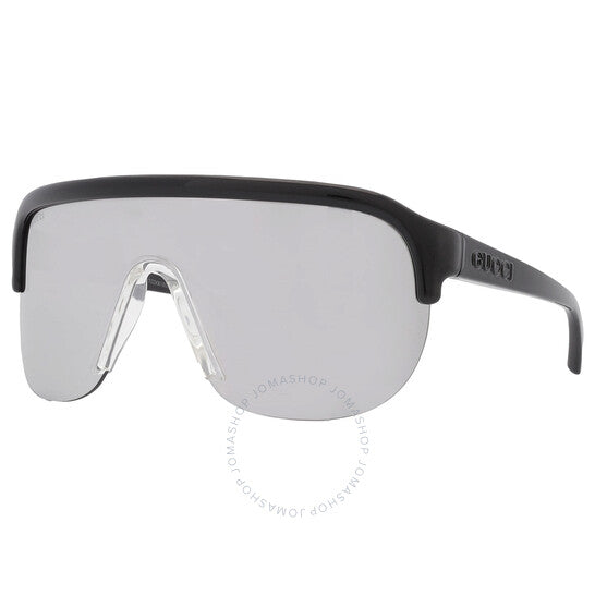 نظارات شمسية رجالية من غوتشي، درع فضي