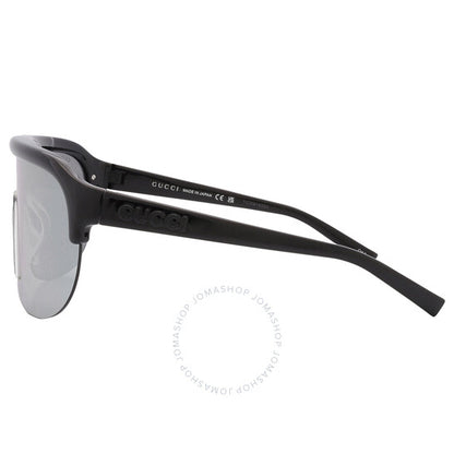 نظارات شمسية رجالية من غوتشي، درع فضي