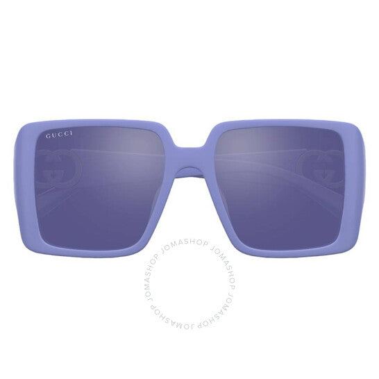 Gucci, Violet Flash Square Ladies Sunglasses