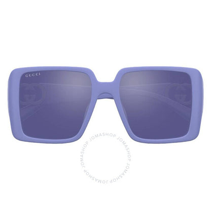 Gucci, Violet Flash Square Ladies Sunglasses