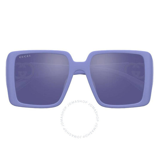 Gucci, Violet Flash Square Ladies Sunglasses