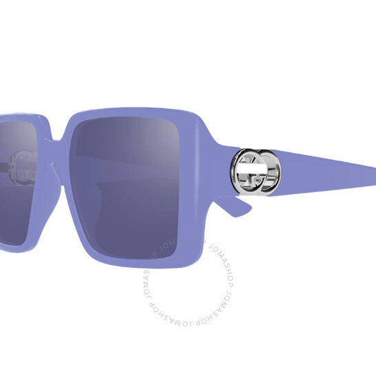 Gucci, Violet Flash Square Ladies Sunglasses