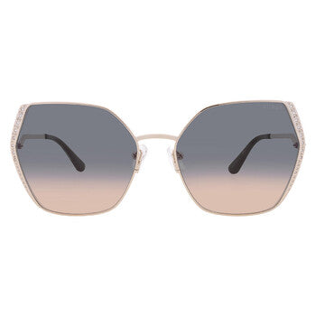 Blue Gradient Butterfly Ladies Sunglasses