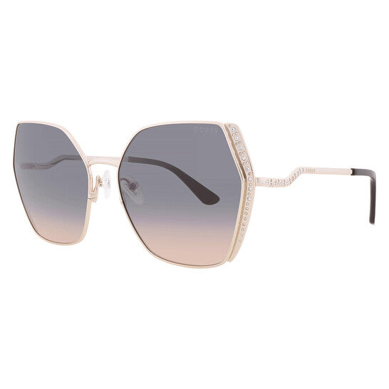 Blue Gradient Butterfly Ladies Sunglasses