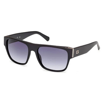 Blue Gradient Square Men's Sunglasses