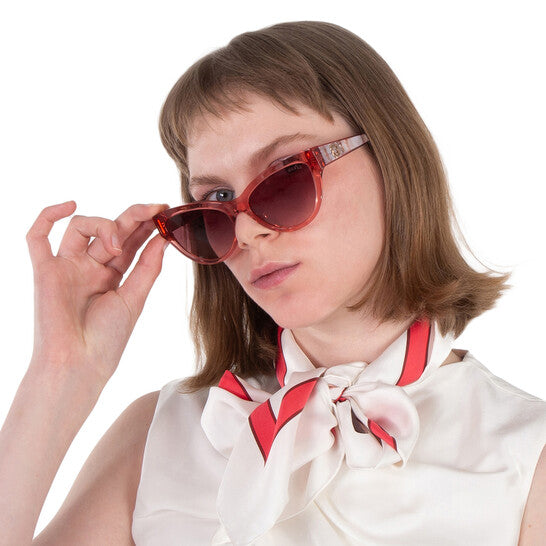 Bordeaux Gradient Cat Eye Ladies Sunglasses