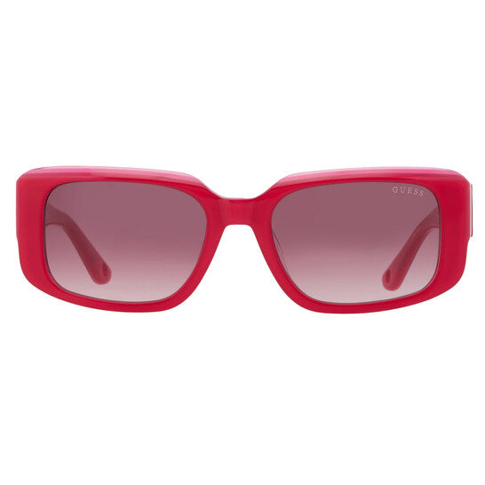 Bordeaux Gradient Rectangular Ladies Sunglasses