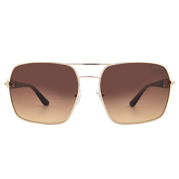 Brown Gradient Navigator Ladies Sunglasses