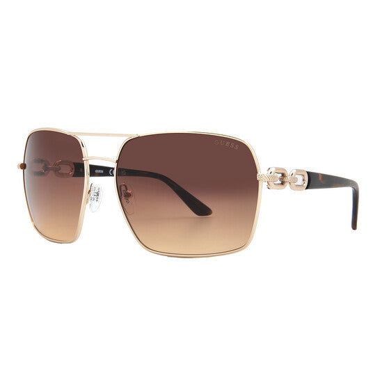 Brown Gradient Navigator Ladies Sunglasses