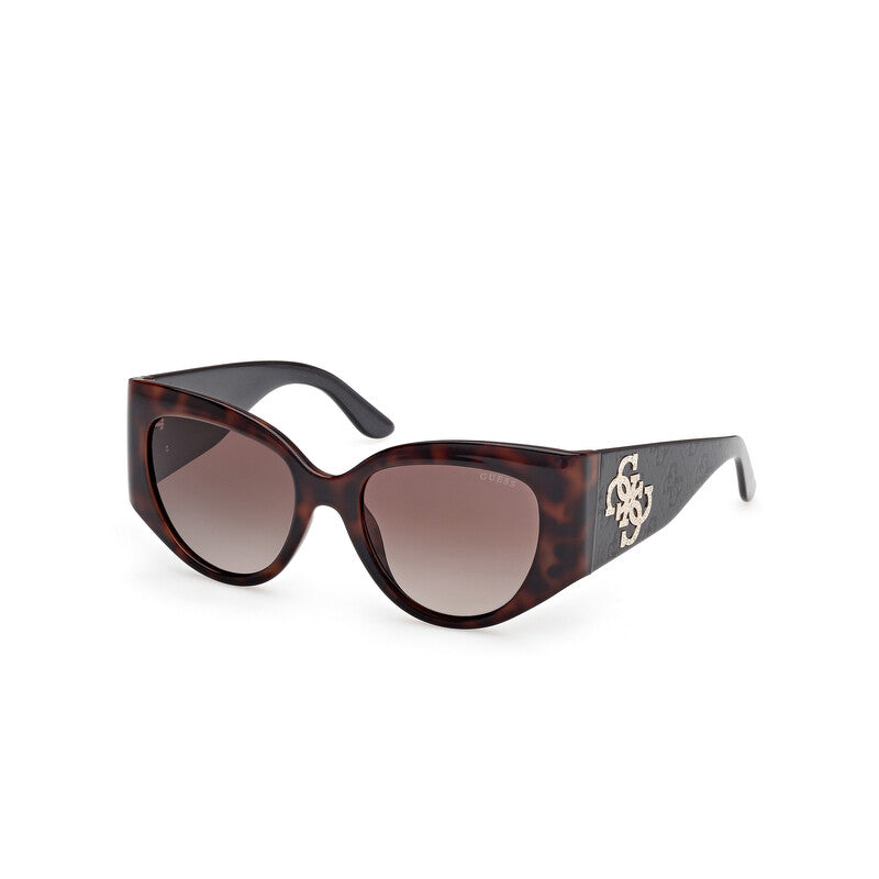 Brown Gradient Oval Ladies Sunglasses