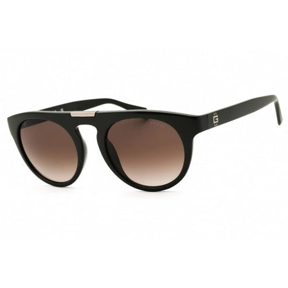 Brown Gradient Round Men's Sunglasses
