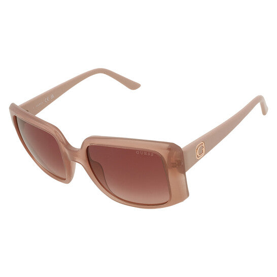 Brown Gradient Square Ladies Sunglasses