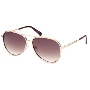 Brown Mirror Pilot Men's Sunglasses