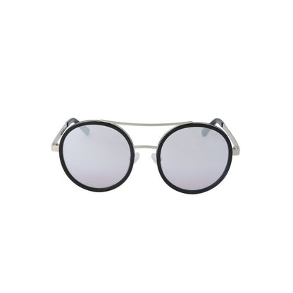 Ladies Black Round Sunglasses