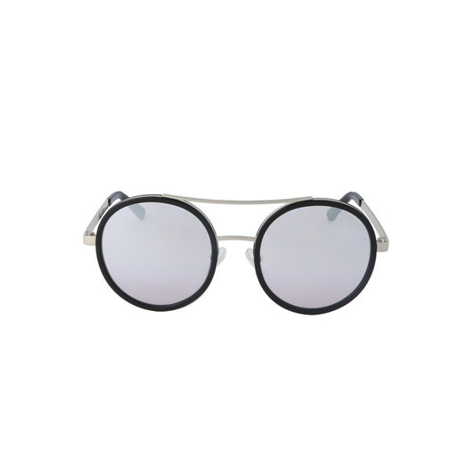 Ladies Black Round Sunglasses