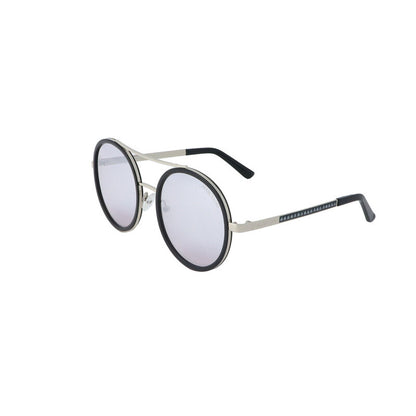 Ladies Black Round Sunglasses